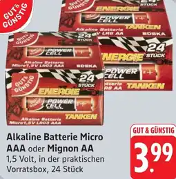 Gebauer's GUT& GÜNSTIG Alkaline Batterie Micro AAA oder Mignon AA Angebot