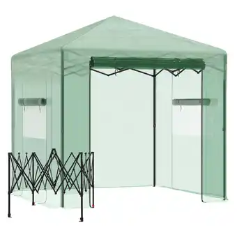 Netto Marken-Discount Outsunny Foliengewächshaus Stahl, PE Angebot