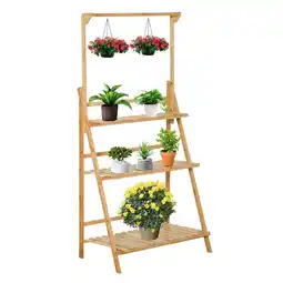 Netto Marken-Discount Outsunny Pflanzenregale Bambus Angebot