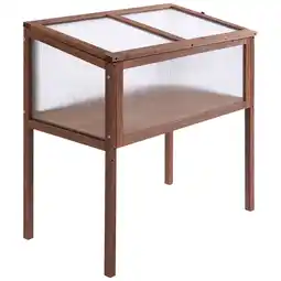 Netto Marken-Discount Outsunny Hochbeet Tannenholz, PC-Platte Angebot