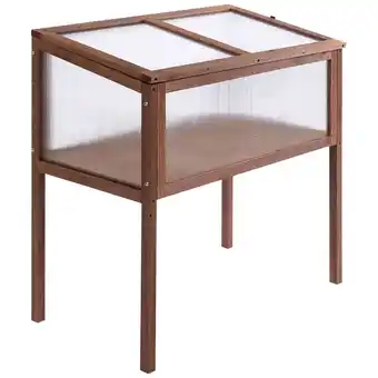 Netto Marken-Discount Outsunny Hochbeet Tannenholz, PC-Platte Angebot