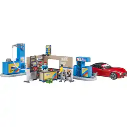 Netto Marken-Discount bruder Spielfigur bworld Tankstelle mit Waschplatz Angebot