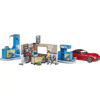Netto Marken-Discount bruder Spielfigur bworld Tankstelle mit Waschplatz Angebot