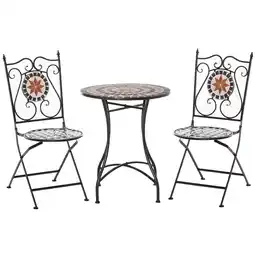 Netto Marken-Discount Outsunny Gartenmöbel-Set Metall, Keramik Fließen Angebot