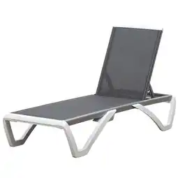 Netto Marken-Discount Outsunny Gartenliege Aluminum, Kunststoff, Texteline Angebot