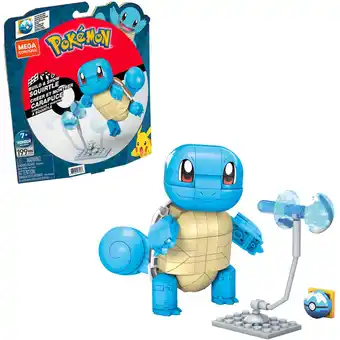Netto Marken-Discount MegaBloks Konstruktionsspielzeug Pokémon-Bauspielzeug-Set Build & Show Schiggy für Kinder Angebot