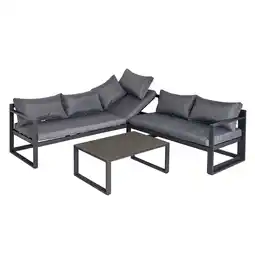 Netto Marken-Discount Outsunny Gartenmöbel-Set Aluminium, gehärtetes Glas Angebot