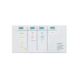 Netto Marken-Discount SIGEL GL525 Glas Whiteboard Artverum 200x100cm weiß matt Magnettafel Angebot