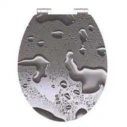 Netto Marken-Discount SCHÜTTE WC-Sitz GREY STEEL High Gloss mit MDF Holzkern und Absenkautomatik Angebot