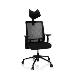 Netto Marken-Discount hjh OFFICE Profi Bürostuhl SKATE MA Stoff/Netzstoff mit Armlehnen Angebot