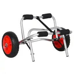 Netto Marken-Discount HOMCOM Kanuwagen Aluminium, Kunstleder, EVA Angebot
