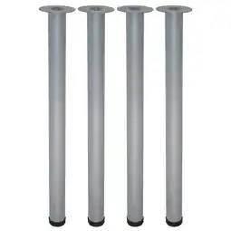 Netto Marken-Discount Element System Tischbeine 4er-Set TOSKANA Tischbeine Tischgestell Ø60 Stahloptik Angebot