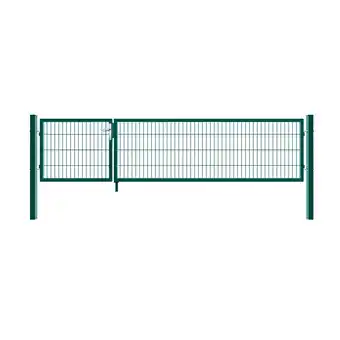 Netto Marken-Discount HOME DELUXE Doppelflügel Gartentor ADITUS grün 80 x 350 cm Angebot