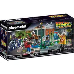 Netto Marken-Discount PLAYMOBIL Konstruktionsspielzeug Back to the Future Verfolgung mit Hoverboard Angebot