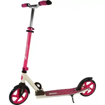 Netto Marken-Discount Best Sporting Scooter 205er Rolle, aus Aluminium, klappbarer Kinder-Tretroller, pink/weiß Angebot