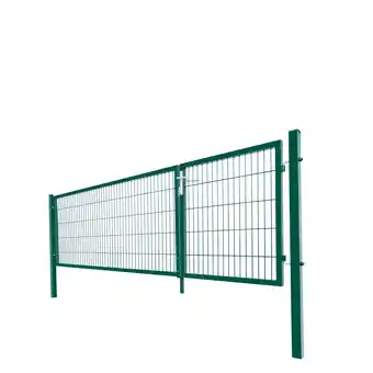 Netto Marken-Discount HOME DELUXE Doppelflügel Gartentor ADITUS grün 100 x 350 cm Angebot