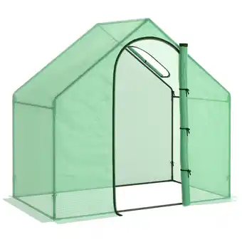 Netto Marken-Discount Outsunny Foliengewächshäus Stahl, PE-Kunststoff Angebot