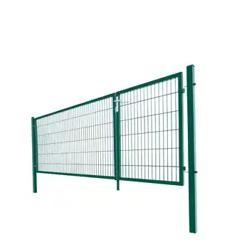 Netto Marken-Discount HOME DELUXE Doppelflügel Gartentor ADITUS grün120 x 350 cm Angebot