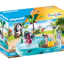 Netto Marken-Discount PLAYMOBIL Konstruktionsspielzeug Family Fun Spaßbecken mit Wasserspritze Angebot