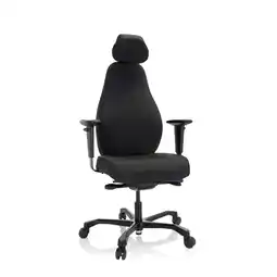 Netto Marken-Discount hjh OFFICE Profi Chefsessel RESISTIO XXL Stoff mit Armlehnen (höhenverstellbar) Angebot