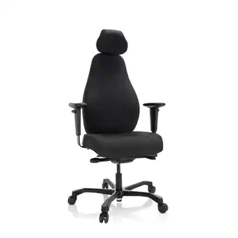Netto Marken-Discount hjh OFFICE Profi Chefsessel RESISTIO XXL Stoff mit Armlehnen (höhenverstellbar) Angebot