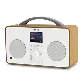 Netto Marken-Discount Lenco Internet-Radio PIR-645 mit DAB+/FM Radio, wiederaufladbarem Akku und Bluetooth, weiß Angebot