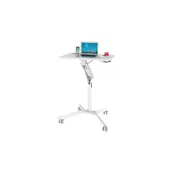 Netto Marken-Discount hjh OFFICE Stehschreibtisch STAND VM-SU I MDF Platte, Gestell aus Stahl Angebot
