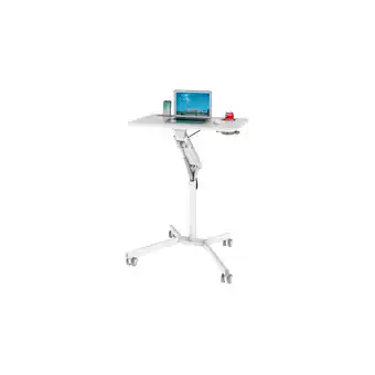Netto Marken-Discount hjh OFFICE Stehschreibtisch STAND VM-SU I MDF Platte, Gestell aus Stahl Angebot