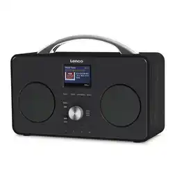 Netto Marken-Discount Lenco Internet-Radio PIR-645 mit DAB+/FM Radio, wiederaufladbarem Akku und Bluetooth, schwarz Angebot