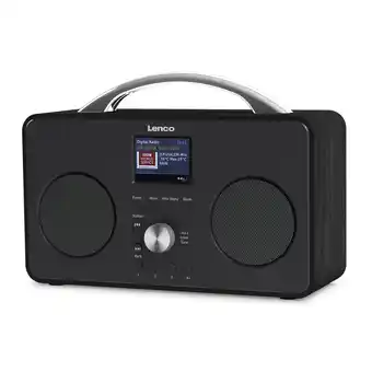 Netto Marken-Discount Lenco Internet-Radio PIR-645 mit DAB+/FM Radio, wiederaufladbarem Akku und Bluetooth, schwarz Angebot