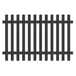 Netto Marken-Discount Zaunfeld Gerade 185,0cm x 180cm in Anthrazit Angebot