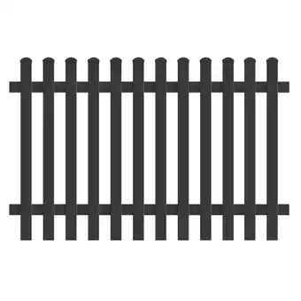 Netto Marken-Discount Zaunfeld Gerade 185,0cm x 180cm in Anthrazit Angebot