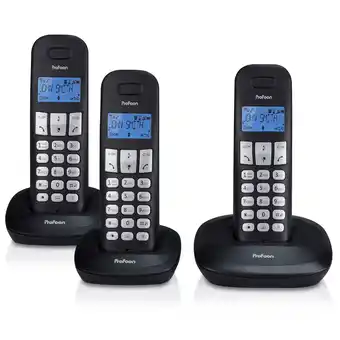 Netto Marken-Discount Profoon DECT-Telefon PDX-1130 mit 3 Mobilteilen Angebot