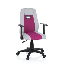 Netto Marken-Discount hjh OFFICE Kinderdrehstuhl KIDDY EXTRA Stoff mit Armlehnen Angebot