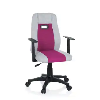 Netto Marken-Discount hjh OFFICE Kinderdrehstuhl KIDDY EXTRA Stoff mit Armlehnen Angebot