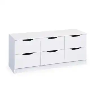 Netto Marken-Discount Inter Link Kommode Westphalen 6 Schubladen - Weiss Angebot