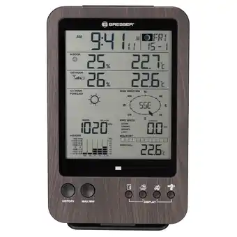Netto Marken-Discount BRESSER zusätzliche / Ersatz-Basisstation für 7002512 WTW Wetterstation in Holzoptik Angebot