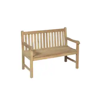 Netto Marken-Discount Garden Pleasure Teak Garten Bank Solo 2-Sitzer Sitzbank Essbank Möbel Angebot
