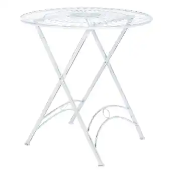 Netto Marken-Discount CLP Bistrotisch Tegal Aus Eisen I Gartentisch Mit Kunstvollen Verzierungen I Runder Metalltisch Angebot