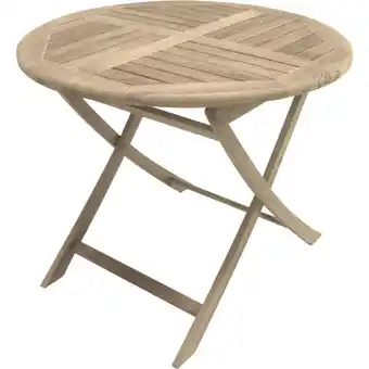 Netto Marken-Discount Garden Pleasure Teak Gartentisch Tisch SOLO Klapptisch Garten Balkontisch Holz Angebot