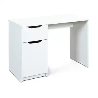 Netto Marken-Discount Inter Link Schreibtisch Westphalen 1 Tür und 1 Schublade in weiss Angebot