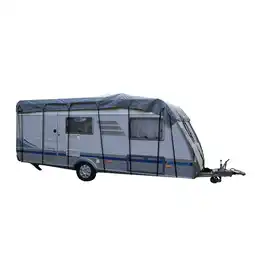 Netto Marken-Discount GreenYard Wohnwagen Schutzdach 800 cm Schutzhülle Wohnmobil Abdeckung Dach Garage Angebot