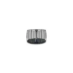 Netto Marken-Discount EXIT Dynamic Groundlevel ø366cm + Sicherheitsnetz Deluxe – Schwarz Angebot