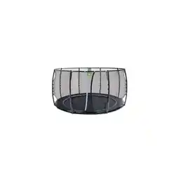 Netto Marken-Discount EXIT Dynamic Groundlevel ø427cm + Sicherheitsnetz Deluxe – Schwarz Angebot