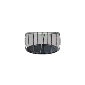 Netto Marken-Discount EXIT Dynamic Groundlevel ø427cm + Sicherheitsnetz Deluxe – Schwarz Angebot