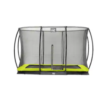 Netto Marken-Discount EXIT Silhouette Ground + Sicherheitsnetz Rechteckig 244x366 (8x12ft) Lime Angebot