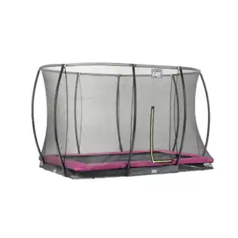 Netto Marken-Discount EXIT Silhouette Ground + Sicherheitsnetz Rechteckig 244x366 (8x12ft) Rosa Angebot