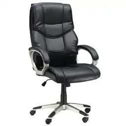 Netto Marken-Discount HOMCOM Bürosessel Kunsterleder, Nylon, Metall Angebot