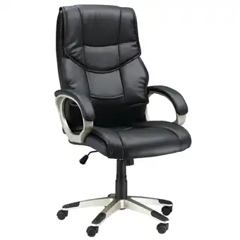 Netto Marken-Discount HOMCOM Bürosessel Kunsterleder, Nylon, Metall Angebot