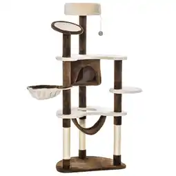 Netto Marken-Discount PawHut Kratzbaum Spanplatte, Plüsch, Sisal Angebot
